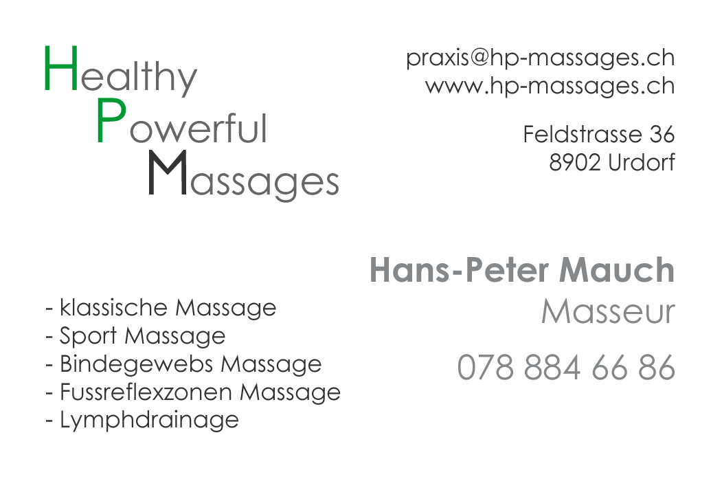 Hans-Peter Mauch - Masseur